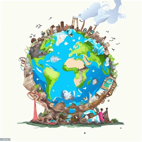 Illustration montrant l'impact environnemental de jeter un appareil versus le réparer