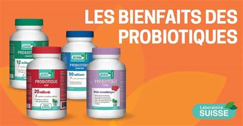Infographie sur les bienfaits des probiotiques