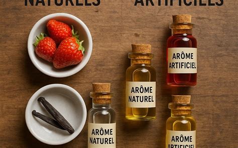 Arôme naturel vs arôme artificiel : un guide visuel