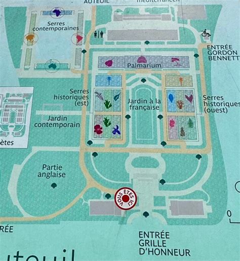 Plan des serres et du magasin actuel de Décor'Jardin
