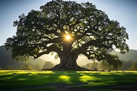 Arbre majestueux en forêt