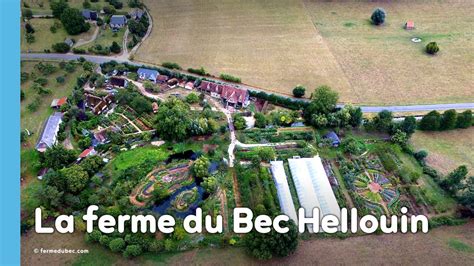 Vue aérienne de la ferme du Bec-Hellouin