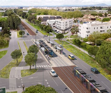 Plan de localisation du secteur de Boirargues à Lattes, mettant en évidence l'Avenue de la Figuière