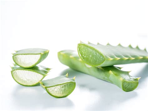 Gel d'Aloe vera extrait d'une feuille