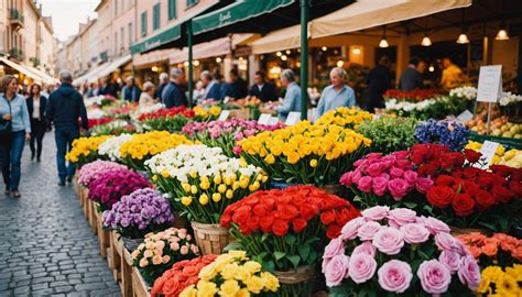Marché aux fleurs coloré