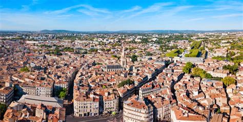 Vue panoramique de Montpellier avec ses espaces verts
