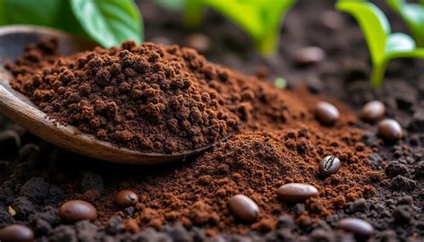 Image d'ingrédients pour activateur de compost maison (marc de café, coquilles d'œufs, mélasse)