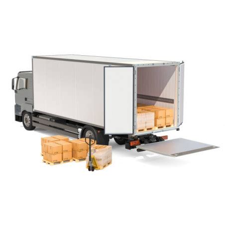 Photo montrant le déchargement de plaquettes de bois en big-bag par camion à hayon