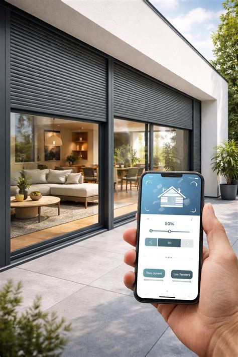 Graphique montrant l'amélioration de l'isolation thermique grâce aux volets roulants