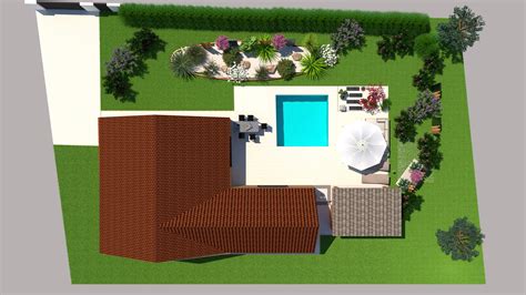 Plan de jardin en 3D