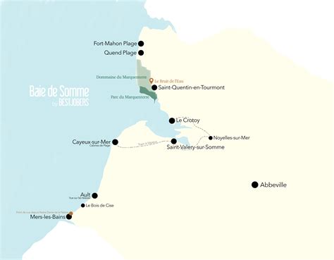 Carte des écosystèmes de la Baie de Somme