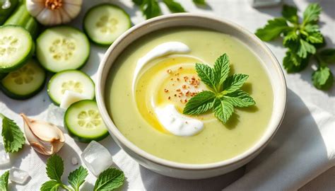 Gaspacho de concombre et fenouil au Potager de Charlotte
