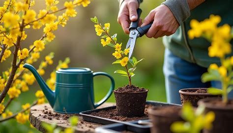 Bouture de forsythia