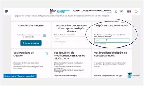 Interface de dépôt d'annonce