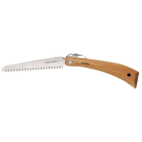 Scie de jardinier Opinel fermée et ouverte