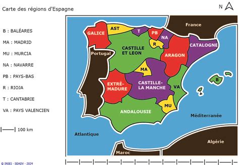 Carte montrant les différentes régions où se déroulent les formations et ateliers