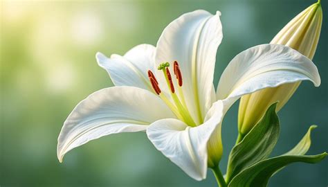 Fleur de lys blanche et parfumée