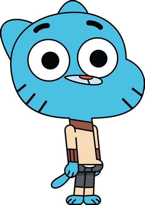 Gumball Watterson terrifié par un mur d'escalade