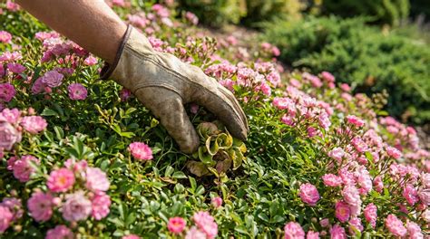 Un talus fleuri avec des rosiers couvre-sol
