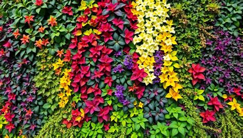 Composition de plantes grimpantes sur un treillage