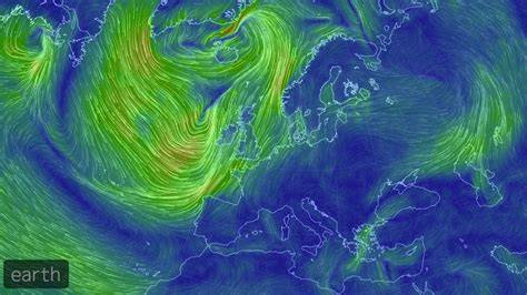 Carte des vents en temps réel