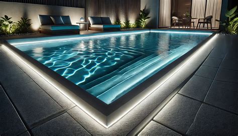 Éclairage de piscine et de la terrasse