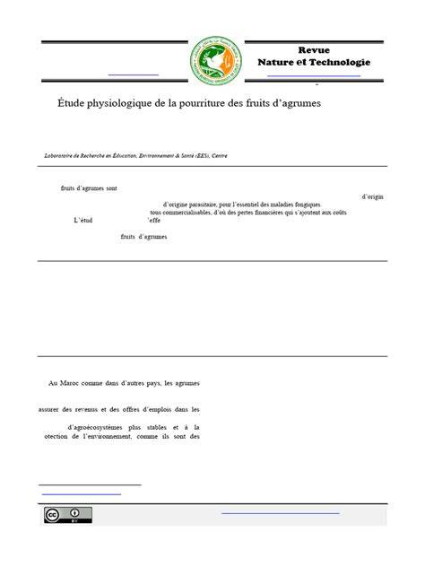 Chute physiologique des jeunes fruits d'agrumes