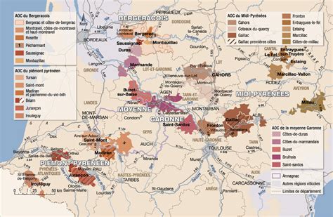 Vignoble et brasserie dans le Sud-Ouest de la France