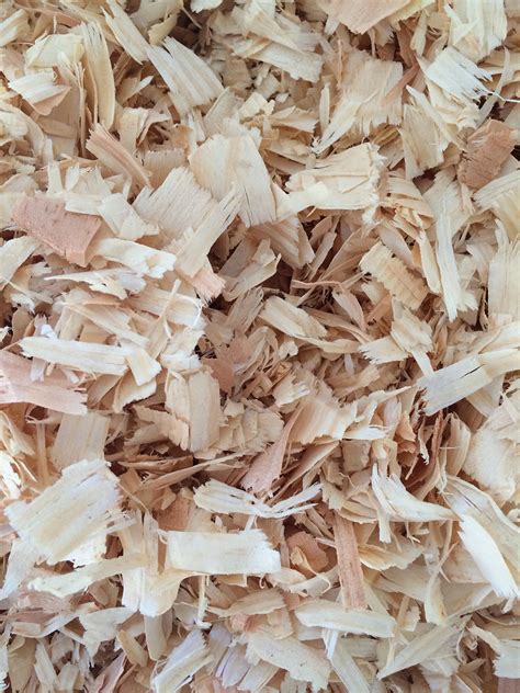 Montagne de copeaux de bois