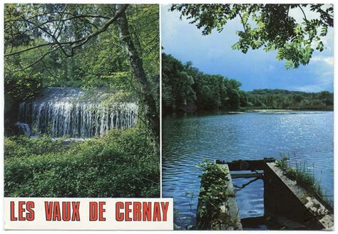 Carte des Vaux de Cernay et de ses environs, lieu d'inspiration des peintres