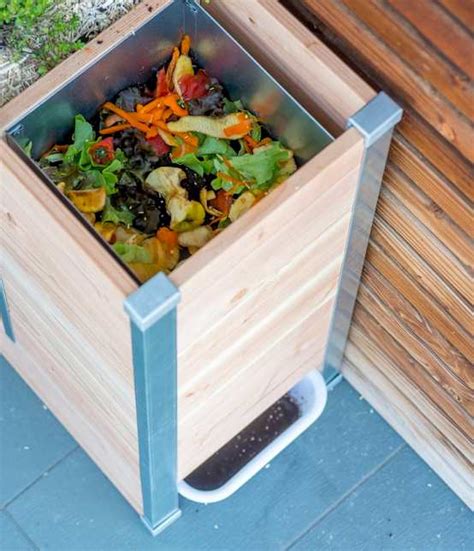 Composteur de terrasse design
