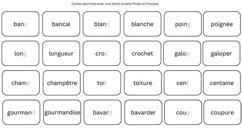 Schéma des interrelations entre les mots de quatre lettres et les usages du cachou