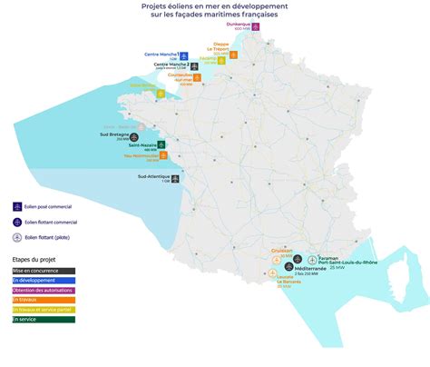 Carte des projets internationaux de paysagisme