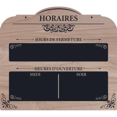 panneau horaires tonte