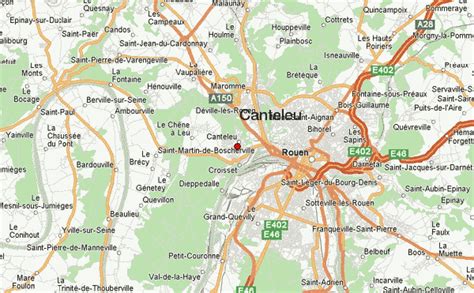 Carte de Canteleu avec les sites identifiés pour le maraîchage urbain