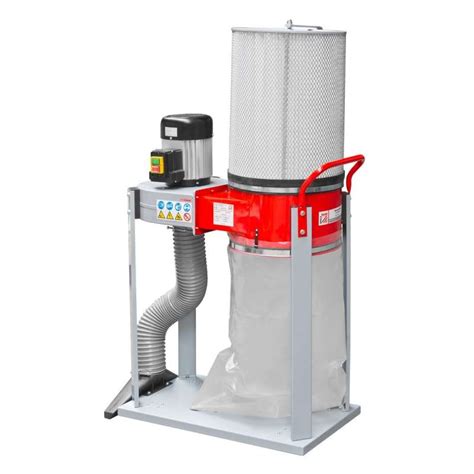 Aspirateur à copeaux en fonctionnement dans un atelier