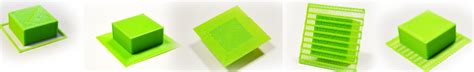 Comparaison visuelle jupe, bordure, radeau