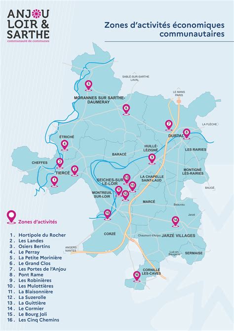 Carte géographique localisant Saint-Xandre et les zones d'activités agricoles environnantes