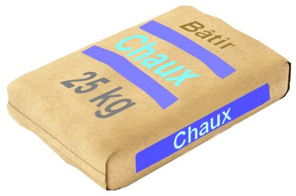 Sac de chaux agricole