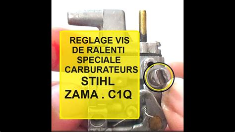 Vis de réglage carburateur motobineuse