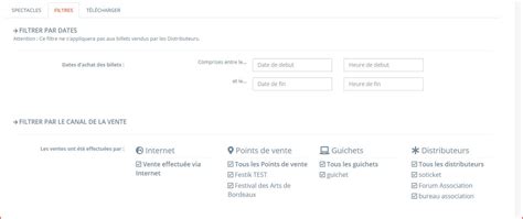 Interface de sélection de mandat de guilde
