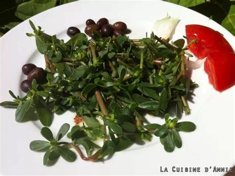 Recette de salade de pourpier