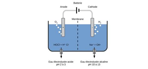 Schéma explicatif d'un bain d'électrolyse pour la dorure