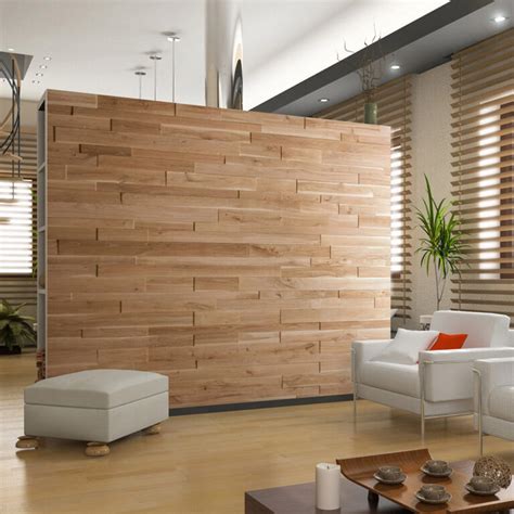 Panneaux en bois recouvrant un mur