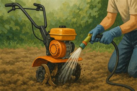 Maintenance et nettoyage d'une motobineuse après utilisation