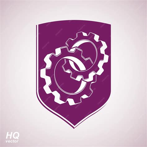 Logo MTD avec un symbole d'engrenage