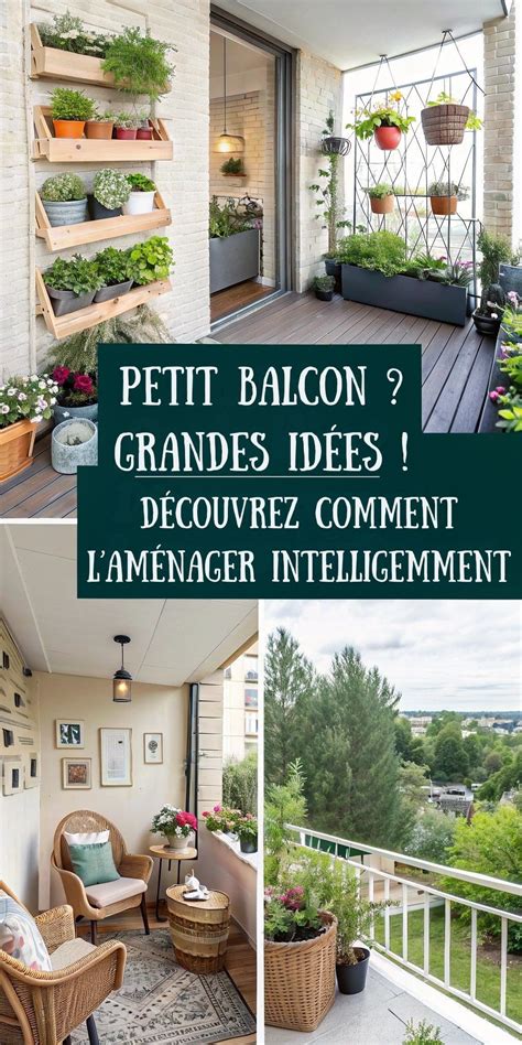 Aménagement d'un balcon urbain avec plusieurs niveaux de jardinières et supports muraux