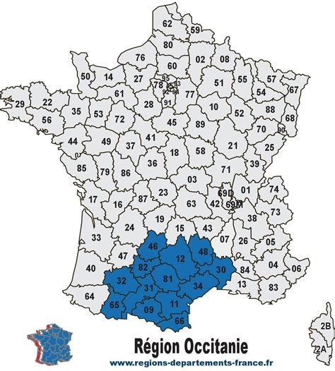 Carte de la région Occitanie illustrant les zones de développement viticole
