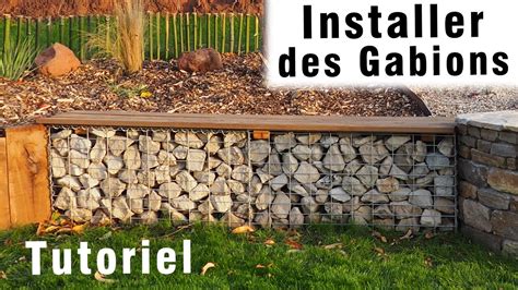 Schéma technique montrant l'assemblage des panneaux métalliques du gabion