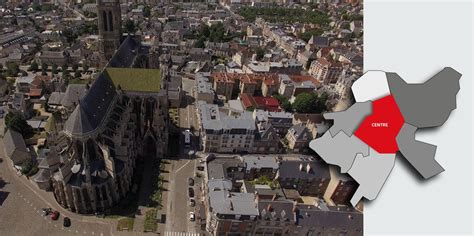 Carte du quartier Saint-Waast Saint-Médard à Soissons, mettant en évidence la place Alsace-Lorraine et les berges de l'Aisne